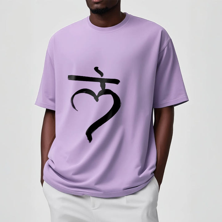 Buddha Stones Casual Lam Mantra Sanskrit Cotton Tee T-shirt - image 18