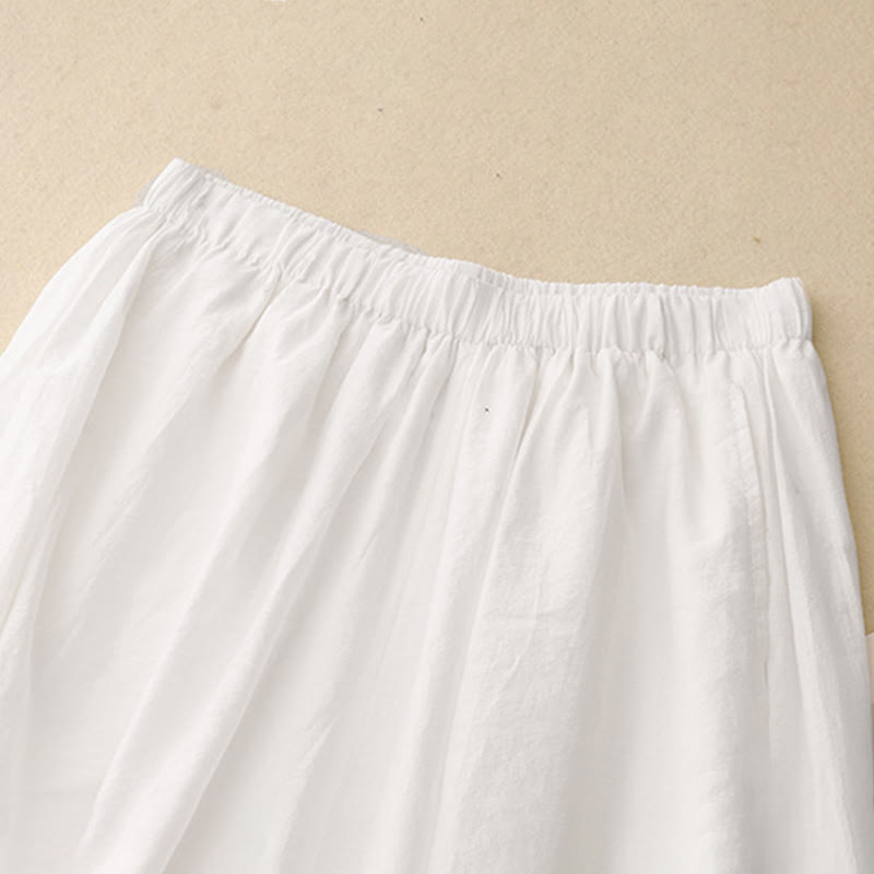 Buddha Stones Casual Simple Design Women's Harem Pants With Pockets - image 6