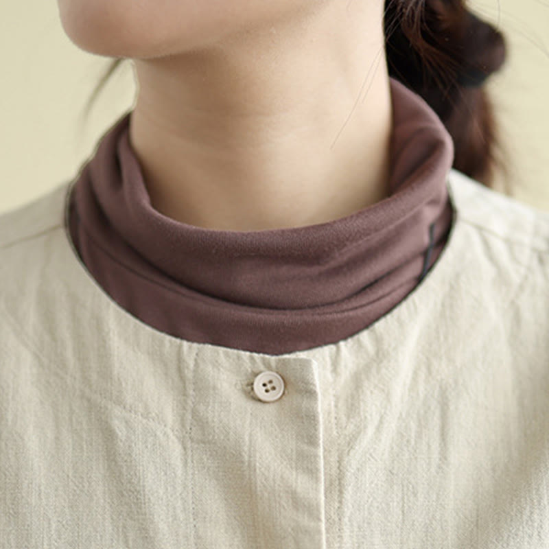 Buddha Stones Plain Design Long Sleeve Women's Cotton Linen Jacket With Pockets - image 7