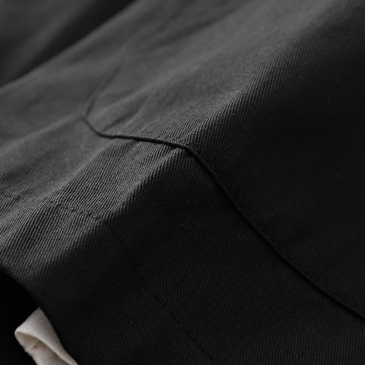 Buddha Stones Solid Color Long Sleeve Women's Cotton Jacket With Pockets - image 13