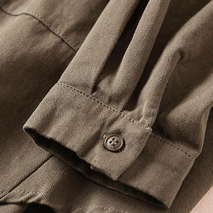 Buddha Stones Fall Irregular Design Long Sleeve Women's Cotton Linen Lapel Jacket With Pockets - image 19