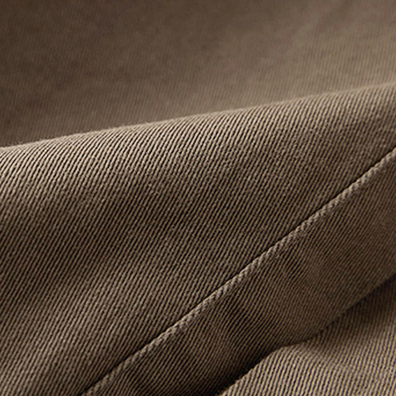 Buddha Stones Fall Irregular Design Long Sleeve Women's Cotton Linen Lapel Jacket With Pockets - image 19