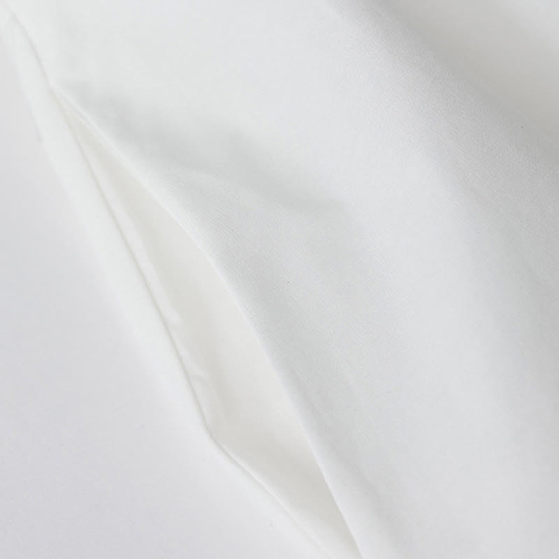 Buddha Stones Printing Irregular Lines Long Sleeve Lace-up Lapel Cotton Midi Dress With Pockets - image 13