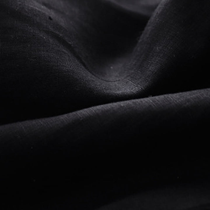 Buddha Stones Summer Daily Casual Pure Color Crew Neck Simple Design Sleeveless Midi Dress With Pockets - image 14