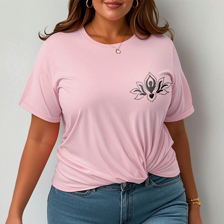 Buddha Stones Lotus Meditation Buddha Pattern Design Tee T-shirt - image 14