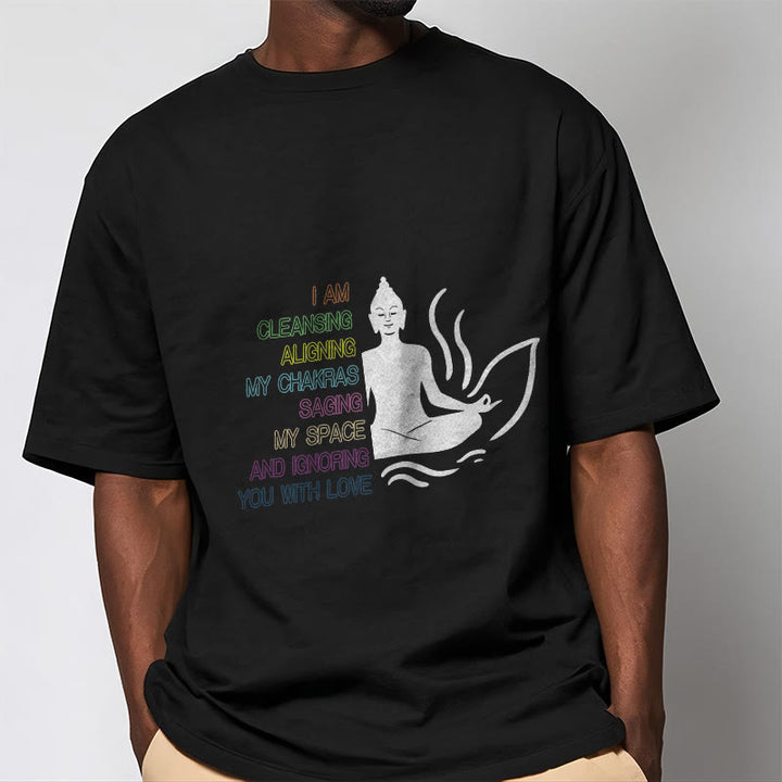 Buddha Stones Buddha Lotus Flower Meditation Design Tee T-shirt - image 6