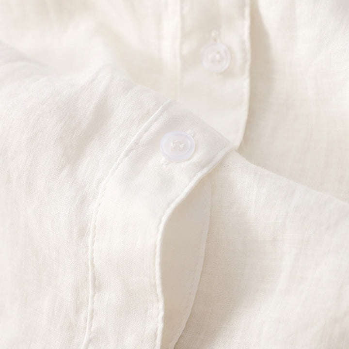 Buddha Stones Casual Plain Women's V-Neck Design Three Quarter Sleeve Cotton Viscose Shirt - image 22