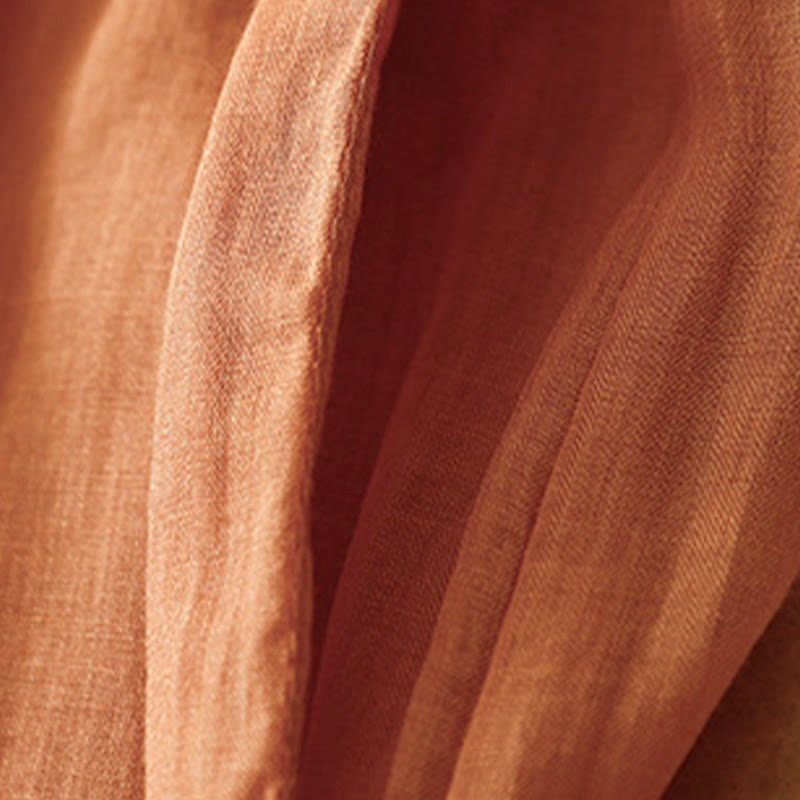 Buddha Stones Simple Design Drawstring Cotton Women's Wide Leg Pants With Pockets - image 24