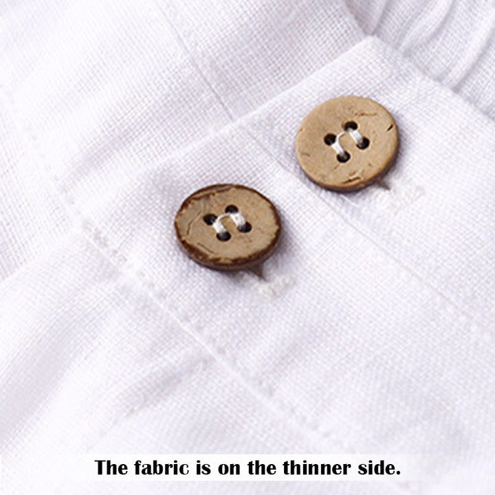 Buddha Stones Summer Casual Simple Design Linen Women's Wide Leg Pants With Zipper Pockets - image 7