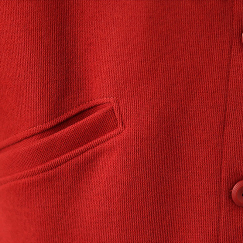 Buddha Stones Solid Color Women's Cotton Long Sleeve Jacket With Pockets - image 12