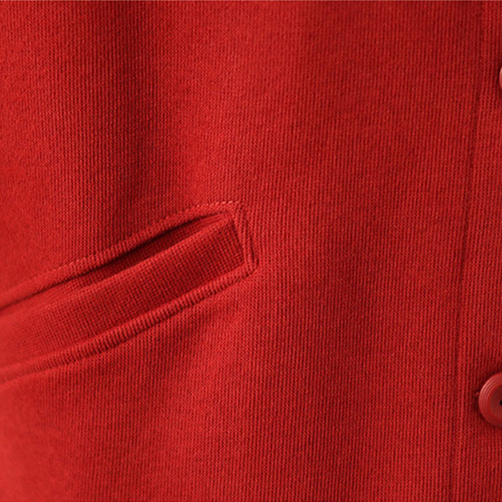 Buddha Stones Solid Color Women's Cotton Long Sleeve Jacket With Pockets - image 12