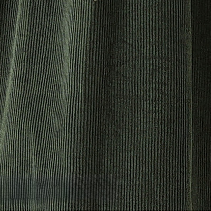 Buddha Stones Fall Retro Buttons Design Cotton Corduroy Sleeveless Midi Dress With Pockets - image 10