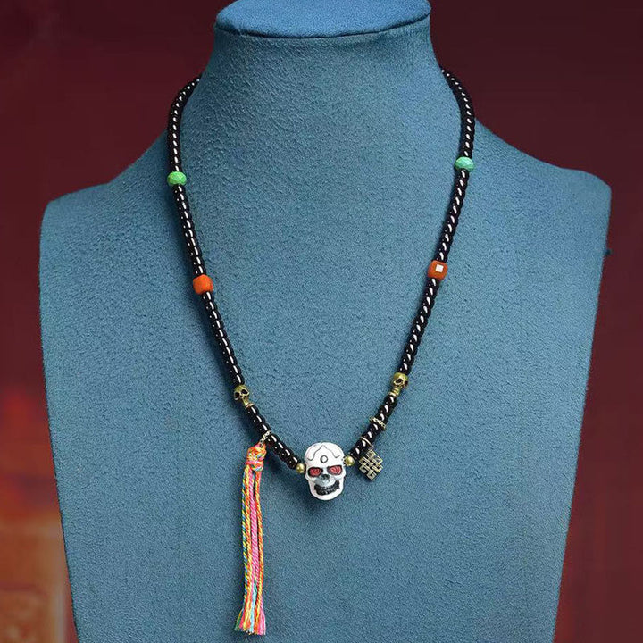 Buddha Stones Tibet Coconut Shell The Lord of the Corpse Forest Positive Bracelet - image 2