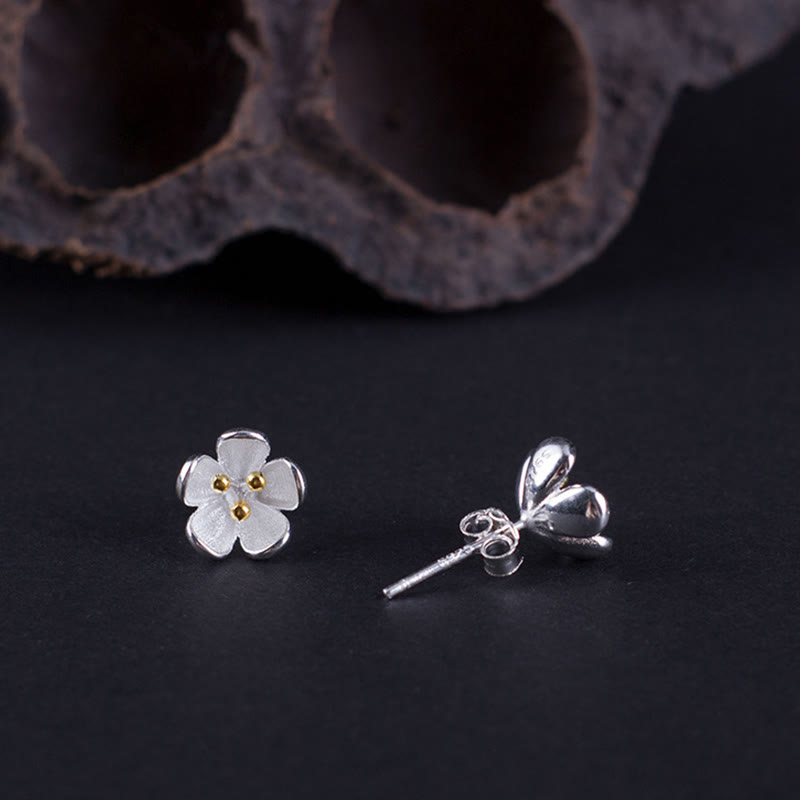 Buddha Stones 925 Sterling Silver Golden Stamens Balance Earrings  - image 4