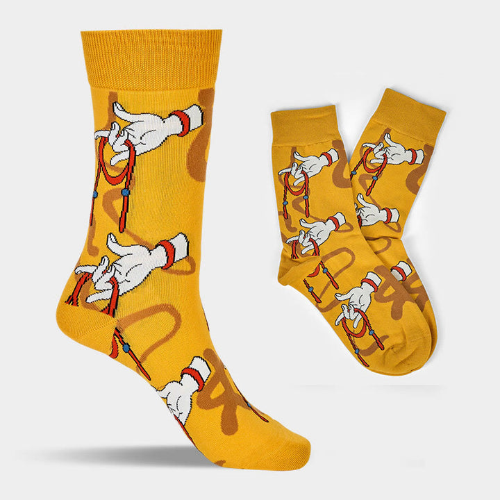 Buddha Stones "Mind is Power" Casual Buddha Hand Micro Crew Women's Socks Includes Gift Message Card - image 6