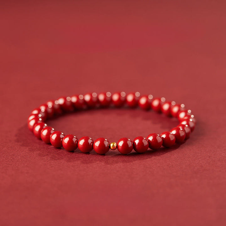 Buddha Stones "Wishing Protection and Energy" Cinnabar Bracelet Includes Gift Message Card - image 18