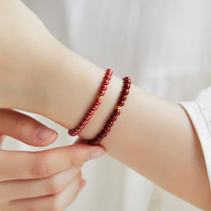 Buddha Stones "Wishing Protection and Energy" Cinnabar Bracelet Includes Gift Message Card - image 29