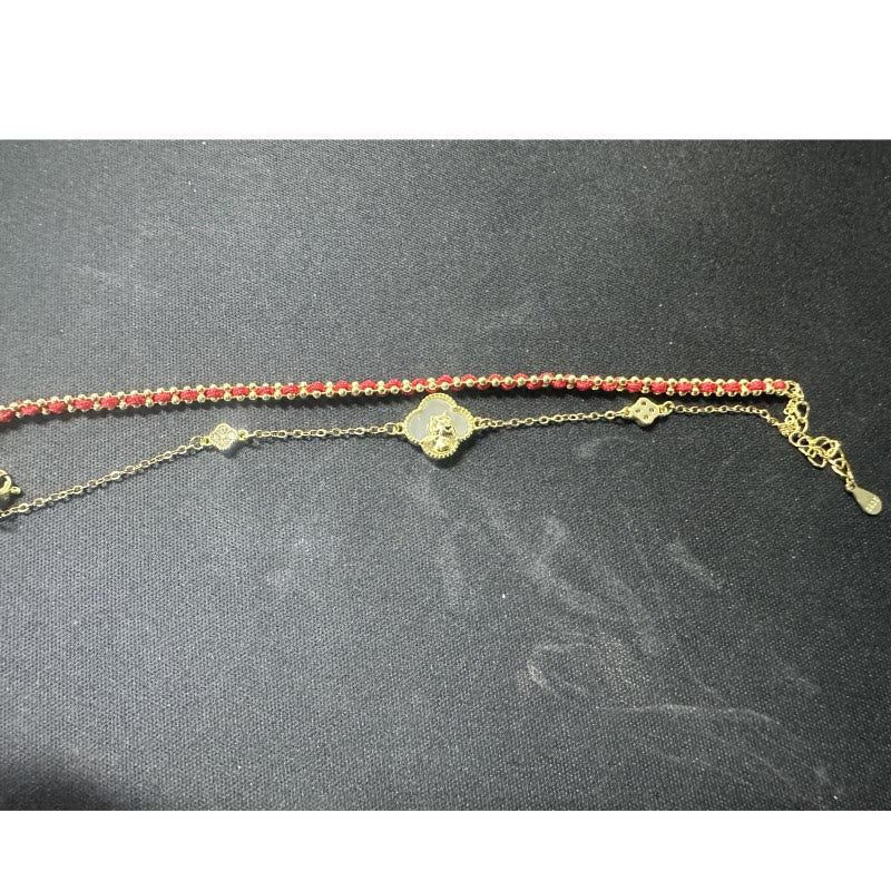 Buddha Stones 925 Sterling Silver Year Of The Horse Red Agate Hetian Jade Confidence Bracelet - image 9