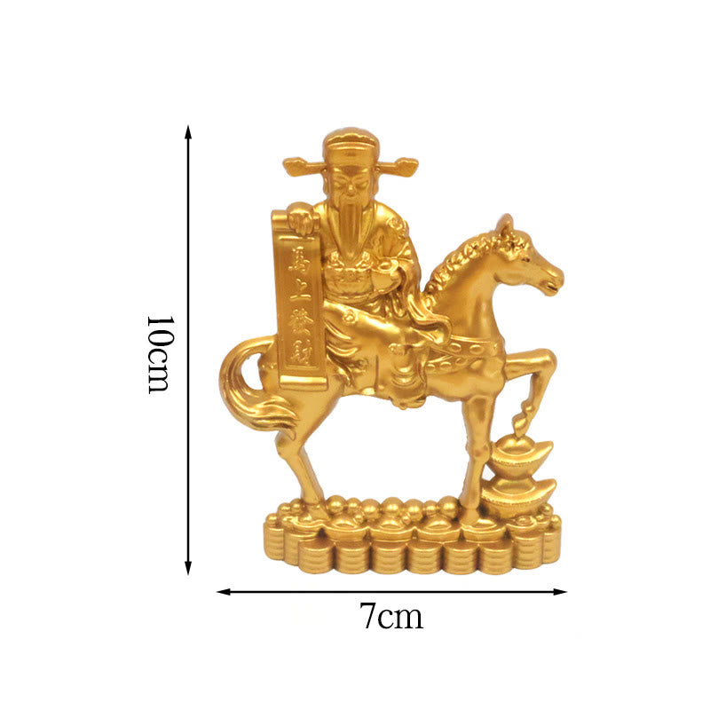Buddha Stones Chinese Zodiac Year Of The Horse Attract Fortune Prosperity Home Decoration - Horse God of Wealth - image 16