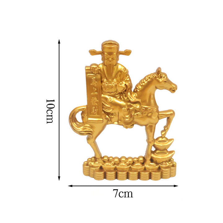 Buddha Stones Chinese Zodiac Year Of The Horse Attract Fortune Prosperity Home Decoration - Horse God of Wealth - image 16