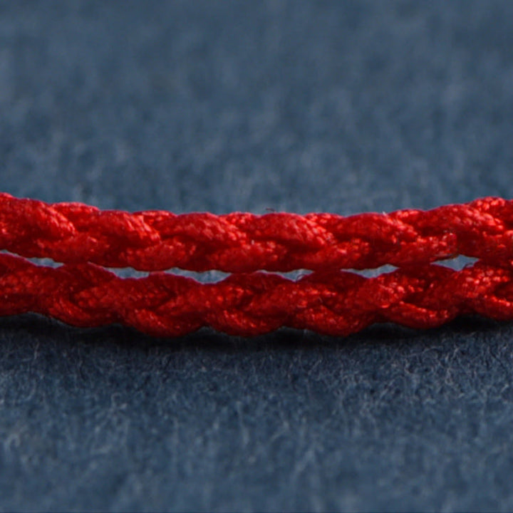 Buddha Stones Year of the Horse 999 Sterling Silver Luck String Braided Bracelet Anklet - image 14