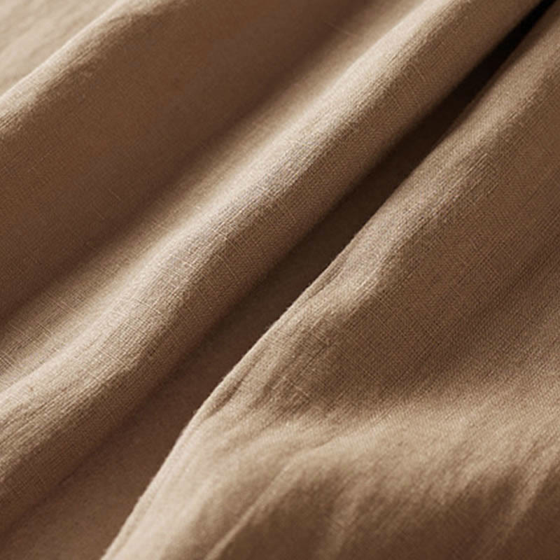 Buddha Stones Summer Small Flower Embroidery  Harem Pants With Pockets - image 6