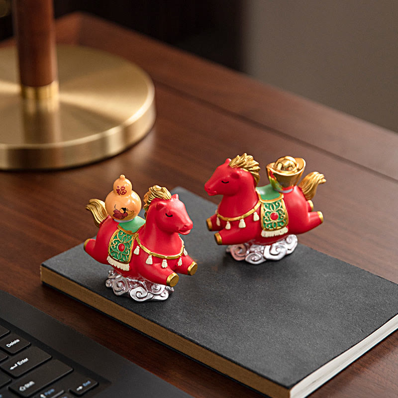 Buddha Stones Chinese Zodiac Year Of The Horse Fu Character Prosperity Home Decoration - image 25
