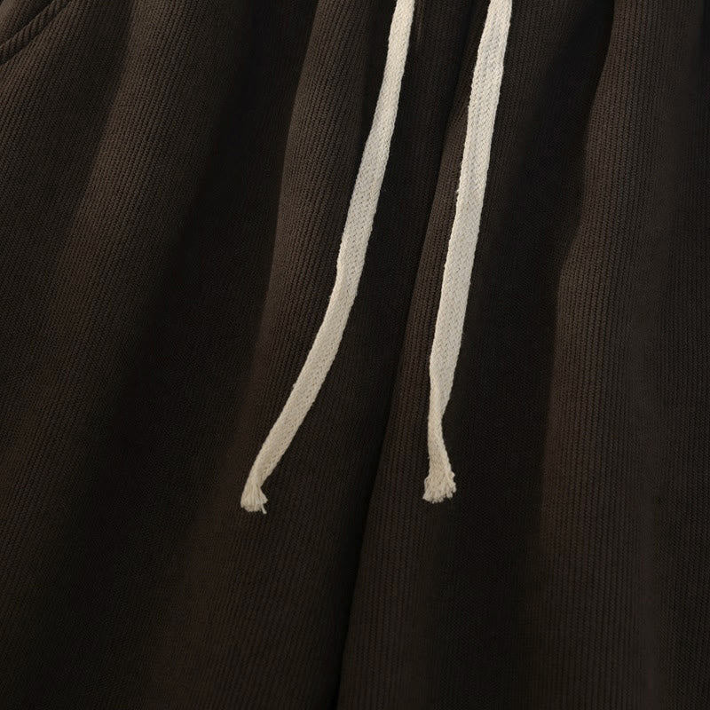 Buddha Stones Women's Patchwork Cotton Corduroy Fleece-Lined Wide Leg Pants With Pockets - image 20