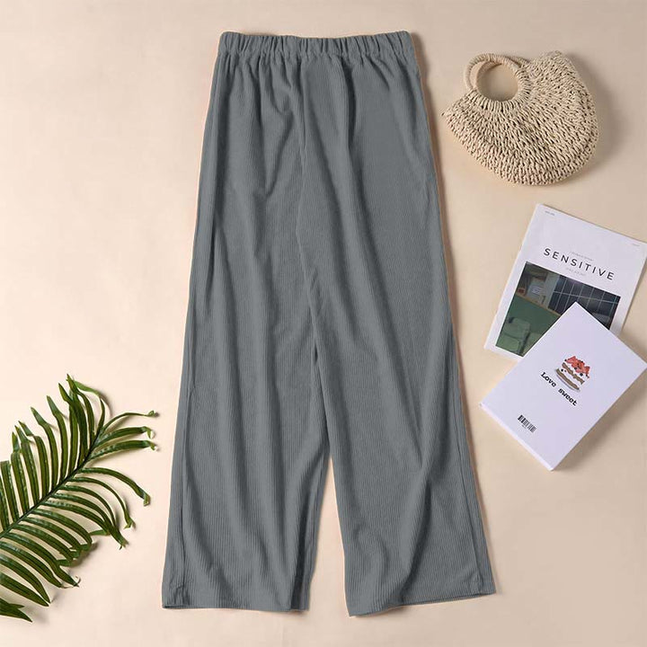 Buddha Stones Casual Corduroy Straight-leg Women's Pants With Pockets - image 43