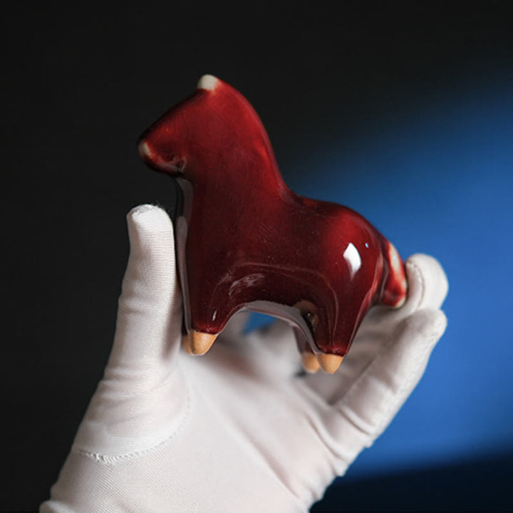 Buddha Stones Year Of The Horse Ceramics Energy Home Decoration - image 2