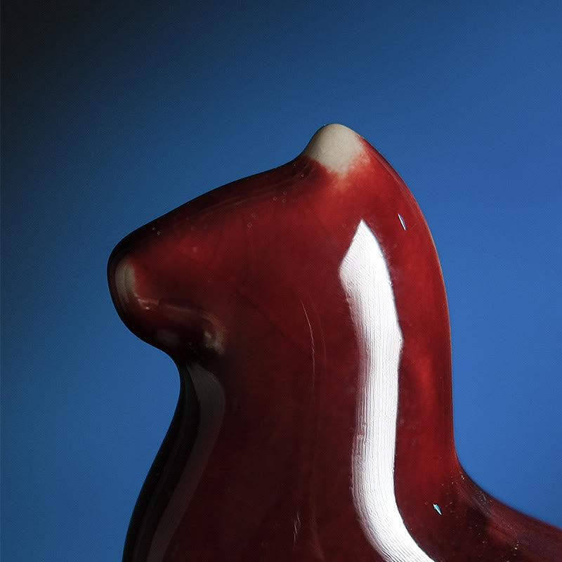 Buddha Stones Year Of The Horse Ceramics Energy Home Decoration - image 6