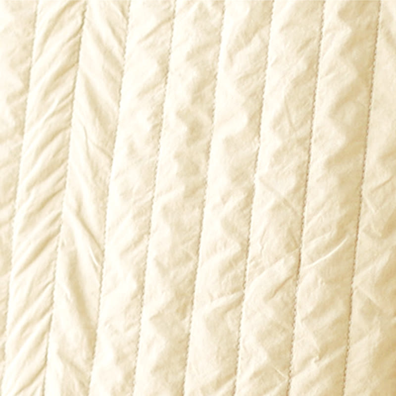 Buddha Stones Women's Stand Collar Simple Design Long Sleeve Thermal Cotton Jacket With Pocket - image 13