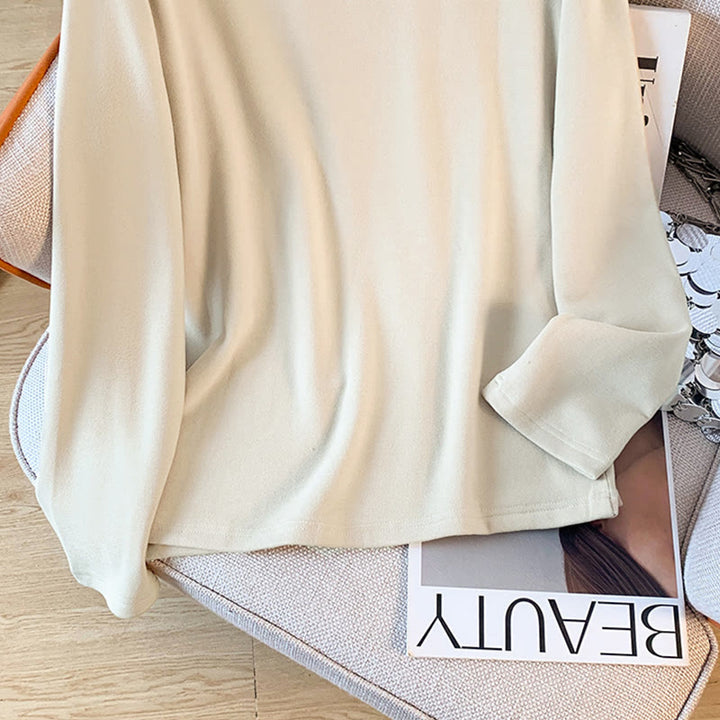 Buddha Stones Spring Solid Color Stand Collar Frog-button Design Women's Cotton Long Sleeve Shirt - image 10