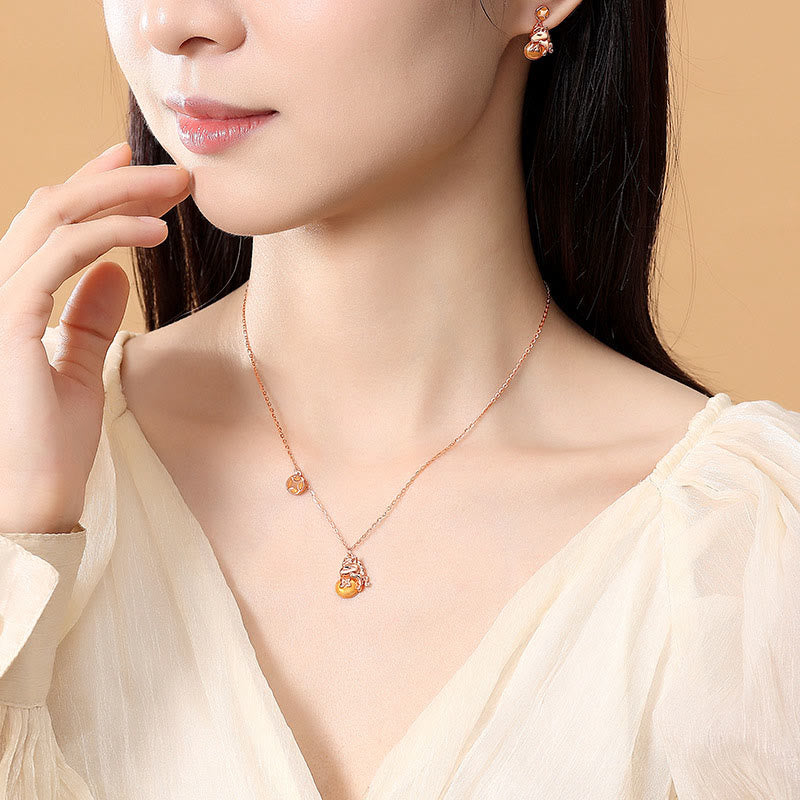 Buddha Stones 925 Sterling Silver Year Of The Horse Coins Design Blessing Necklace Pendant - image 4