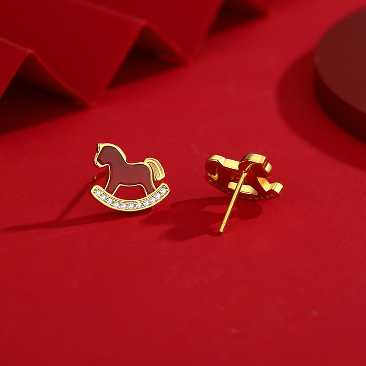 Buddha Stones 925 Sterling Silver Year Chinese Zodiac Of The Horse Red Agate Calm Necklace Pendant - image 18