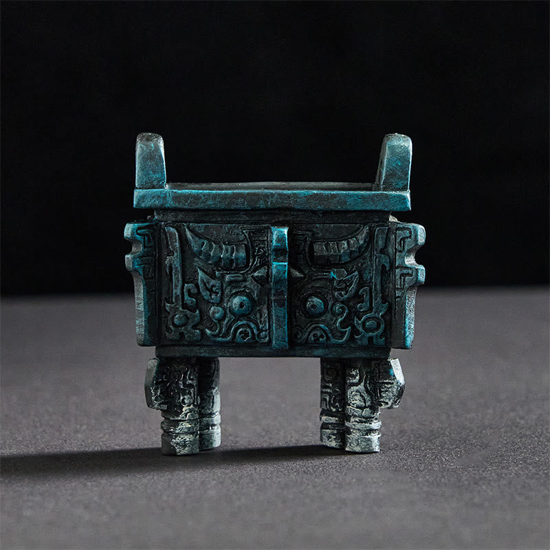 Buddha Stones FU Dogs Twins Buddha Square Ding Design Refrigerator Fridge Magnet Home Decoration - Square Ding 6*5*2.5 cm(With Back Magnetic) - image 17