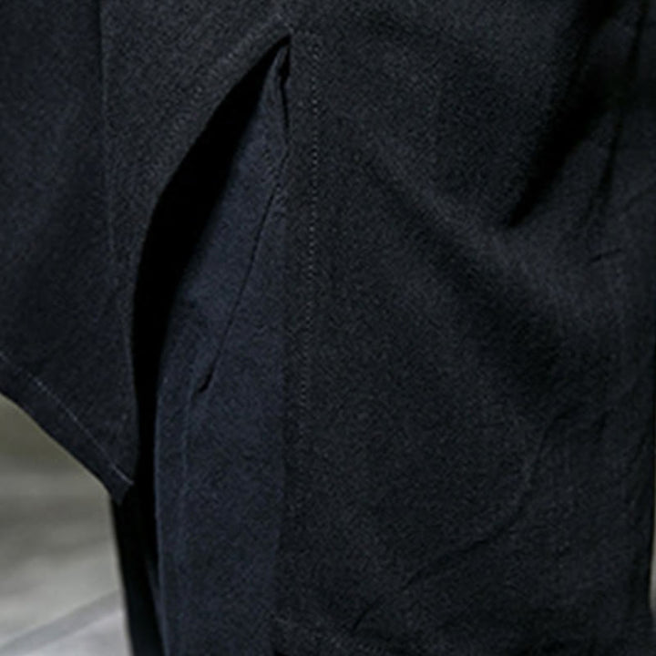 Buddha Stones Dragon Phoenix Open Front Long Sleeve Jacket Men's Cotton Kimono - image 8