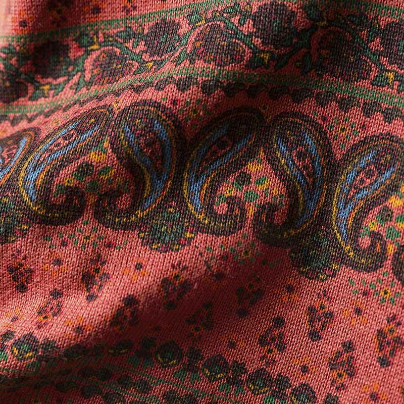 Buddha Stones Fall Plant Floral Pattern Crew Neck Long Sleeve Women's Cotton Sweater With Pocket - image 8