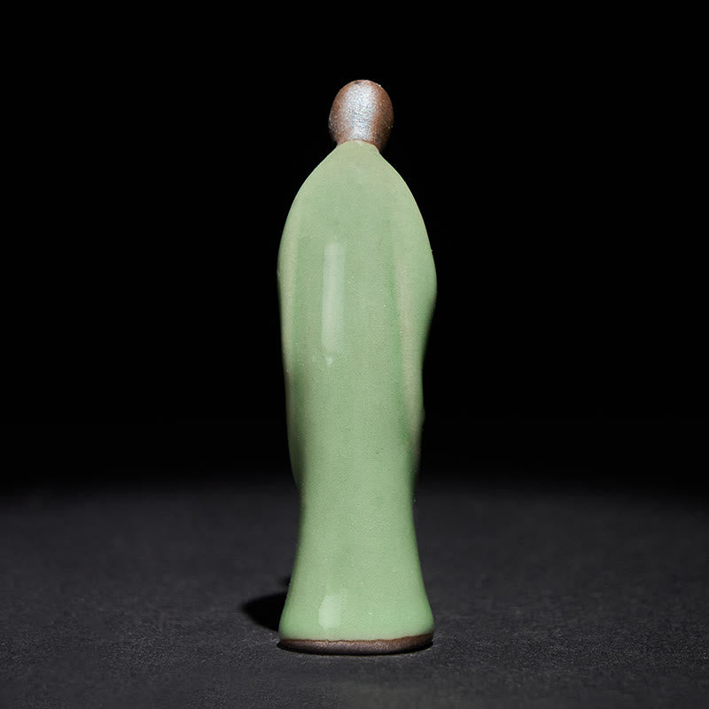 Buddha Stones Meditation Monk Ceramic Statue Serenity Home Decoration - image 27