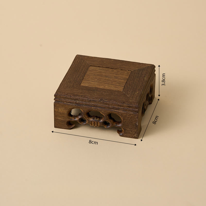 Buddha Stones Formless Buddha Ceramics Wenge Wood Desk Serenity Decoration - image 6