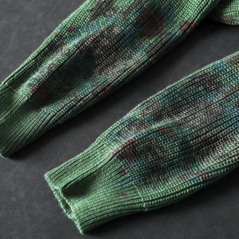 Buddha Stones Women's Knitted Floral Cotton Long Sleeve Hooded Sweater - image 18