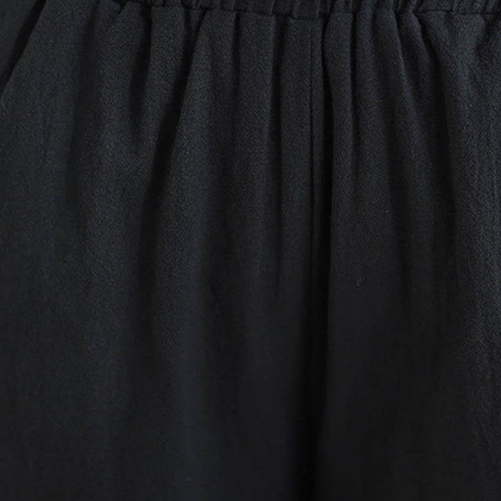 Buddha Stones 2Pcs V-Neck Long Sleeve Shirt Wide Leg Pants Zen Meditation Women's Set - image 20