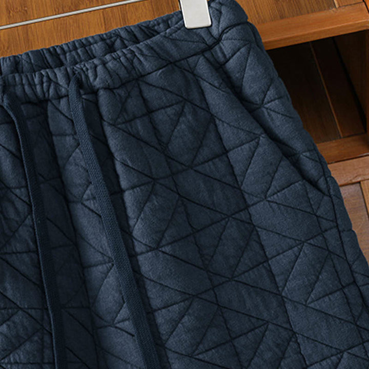 Buddha Stones Women's Fall Solid Color Drawstring Thermal Wide Leg Pants With Pockets - image 16