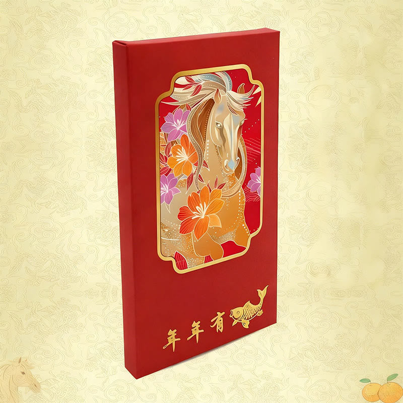 Buddha Stones 6pcs Multi-Color Chinese Red Envelope Get Rich Year Of The Horse 2026 New Year - 10Pcs Assorted - image 20