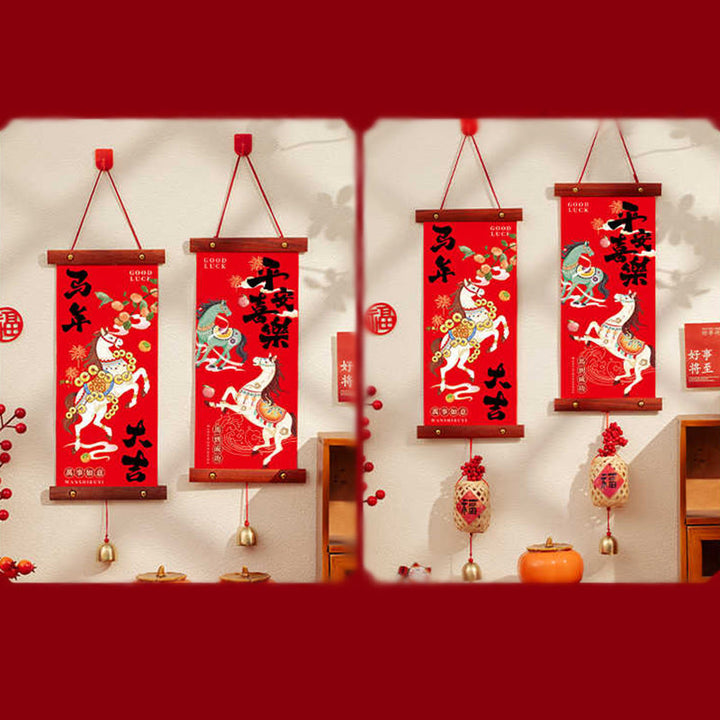 Buddha Stones Year of the Horse Chinese New Year Spring Festival Good Fortune Hanging Decoration - image 14