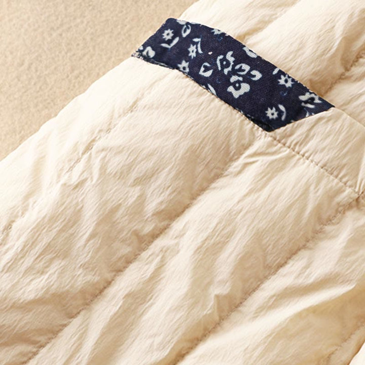 Buddha Stones Women's Winter Thermal Patchwork Cotton Pants With Pockets - image 4