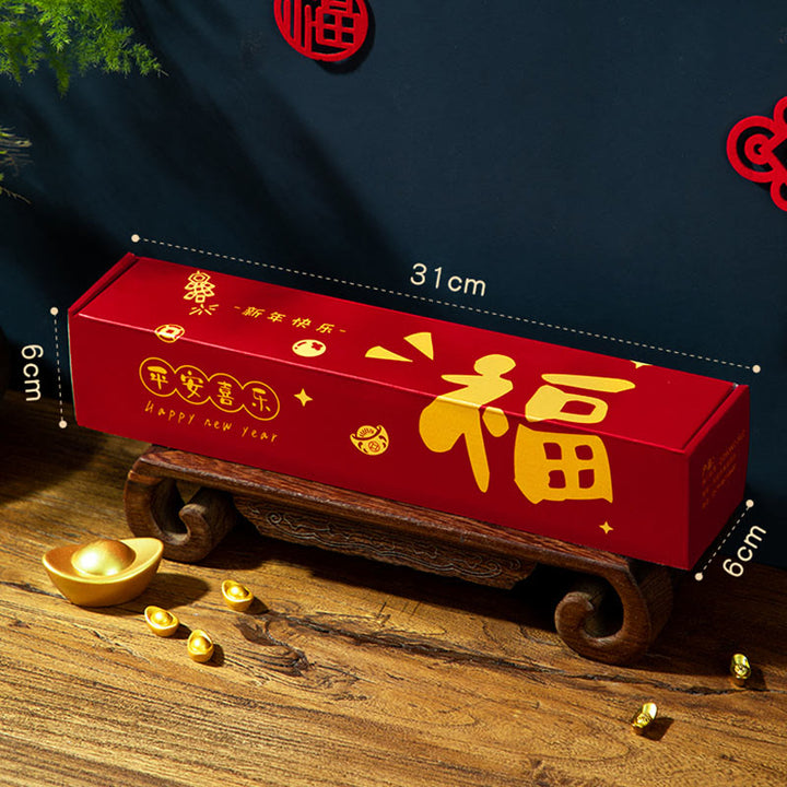 Buddha Stones Year of the Horse Magnetic Spring Festival Tassel Design Blessings Spring Couplets  - image 7