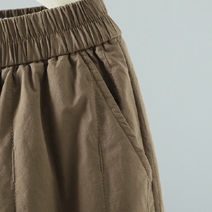 Buddha Stones Straight Lines Stripes Cotton Women's Harem Pants With Pockets - image 2