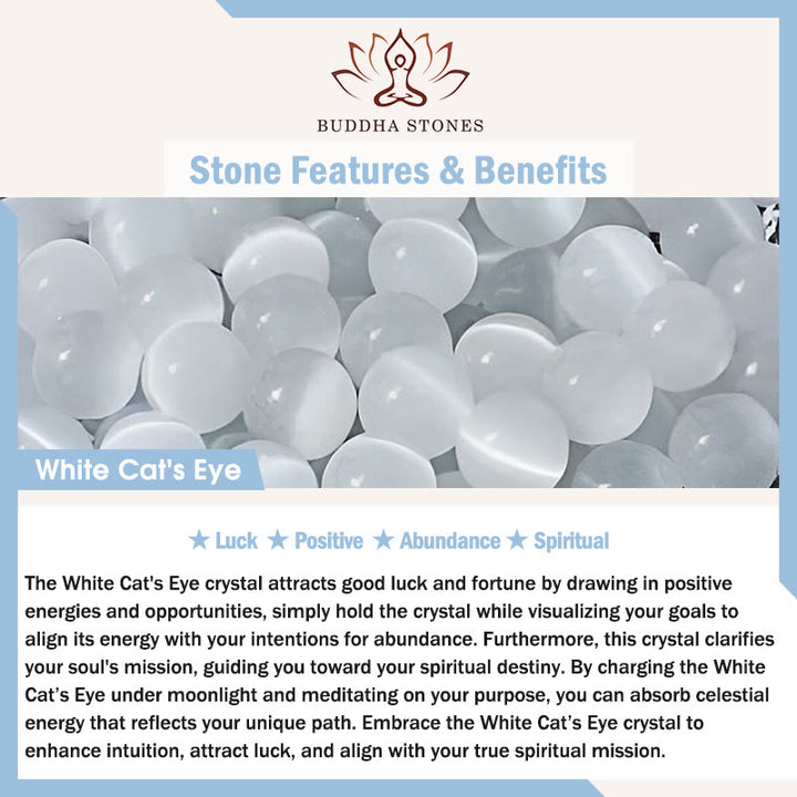 Buddha Stones Year of the Horse Strawberry Quartz White Cat's Eye Key Chain Phone Hanging Decoration - image 9