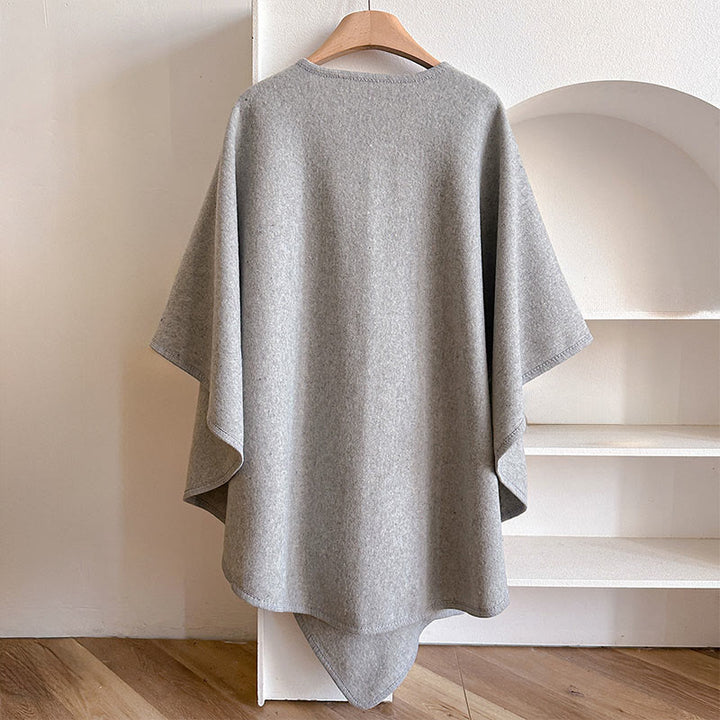 Buddha Stones Winter Solid Color Warm Cozy Split Scarf Shawl - image 14